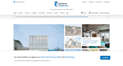 Desktop Screenshot of plataformaarquitectura.cl