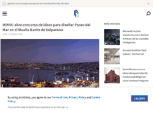Tablet Screenshot of plataformaarquitectura.cl
